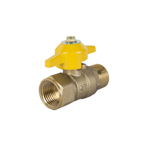 VALVULA DE GAS 1/2" CABEZAL RECTO